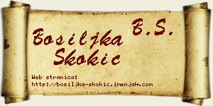 Bosiljka Skokić vizit kartica